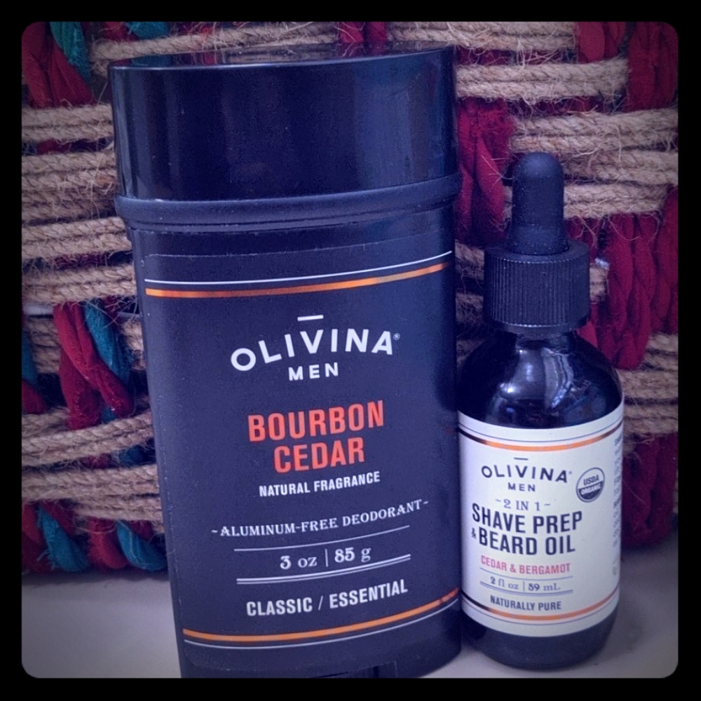 Olivina Organic Beard Oil and Natural Deodorant
